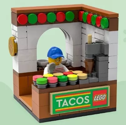 Set LEGO Promotionnel 6469488 Taco stand