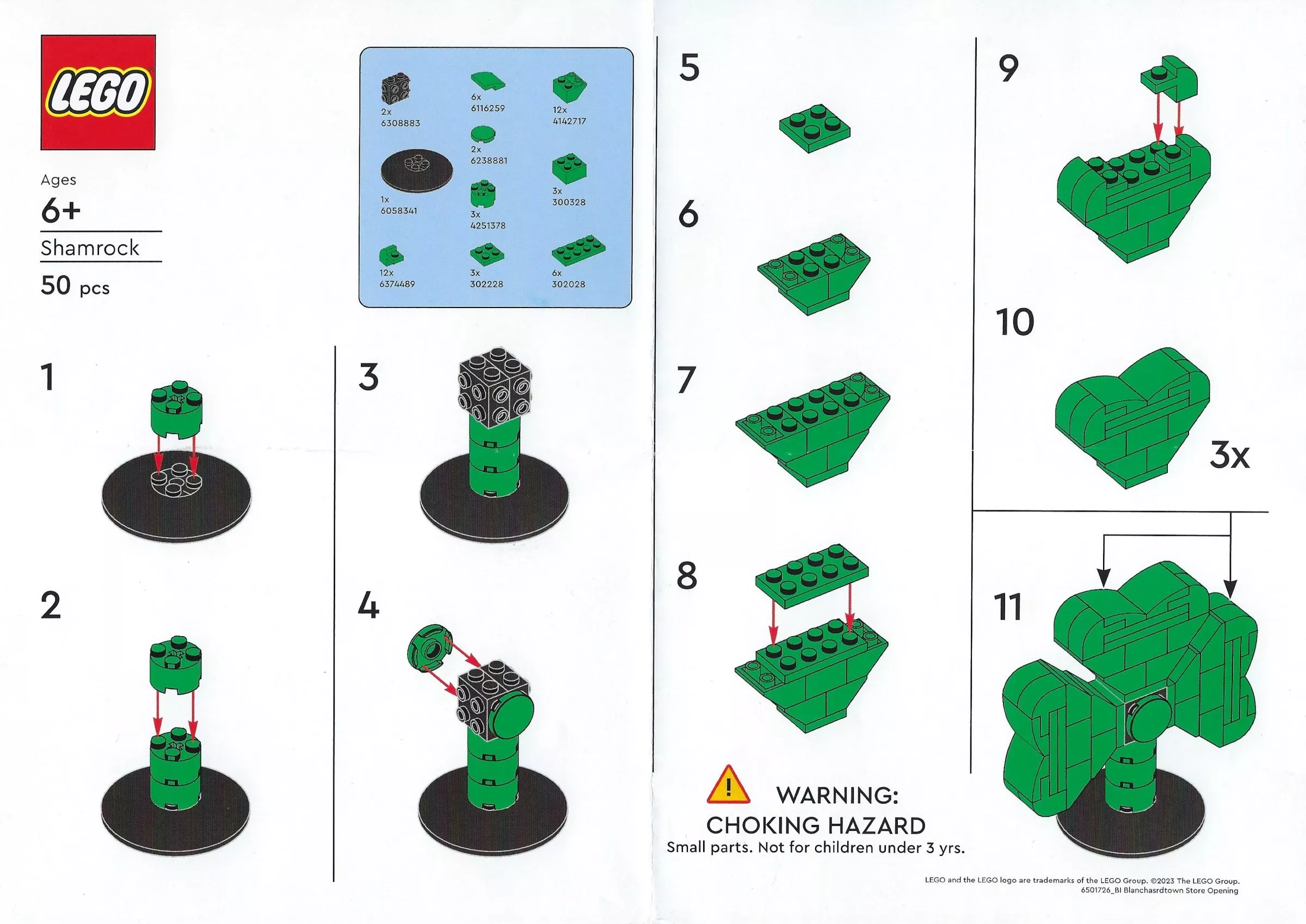 Set LEGO Promotionnel 6501726 Shamrock