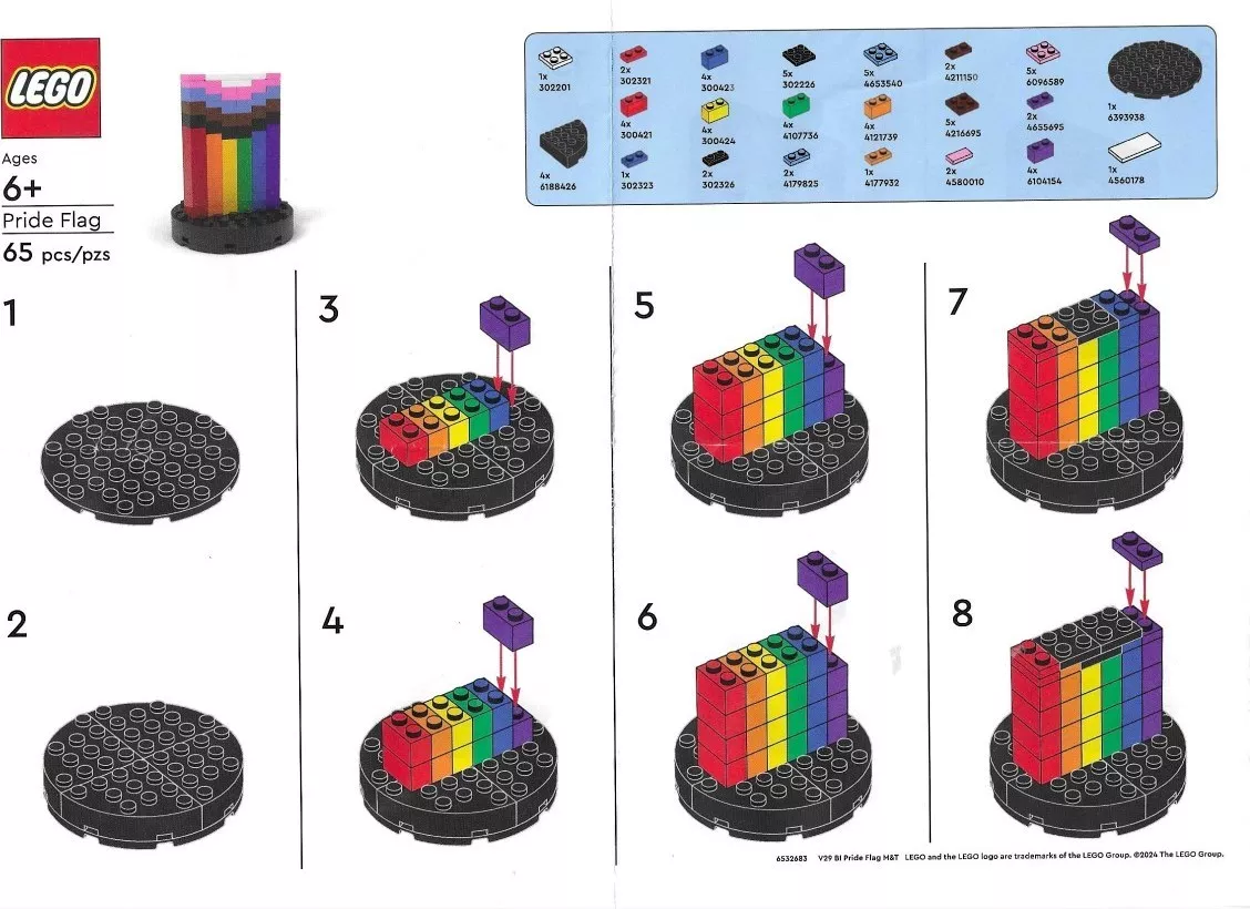 Set LEGO Promotionnel 6532683 Pride Flag
