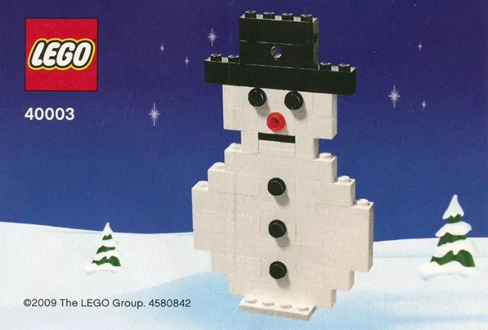 Set LEGO Saisonnier 40003 Snowman
