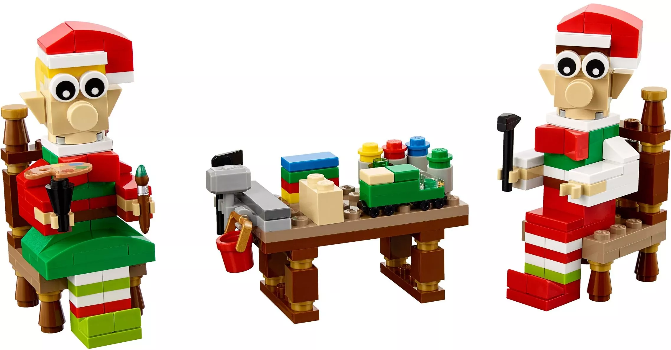 Set LEGO Saisonnier 40205 Little Elf Helpers