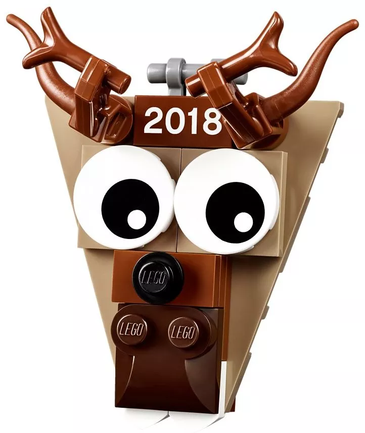 Set LEGO Saisonnier 5005253 Christmas Ornament 2018 - Reindeer Head