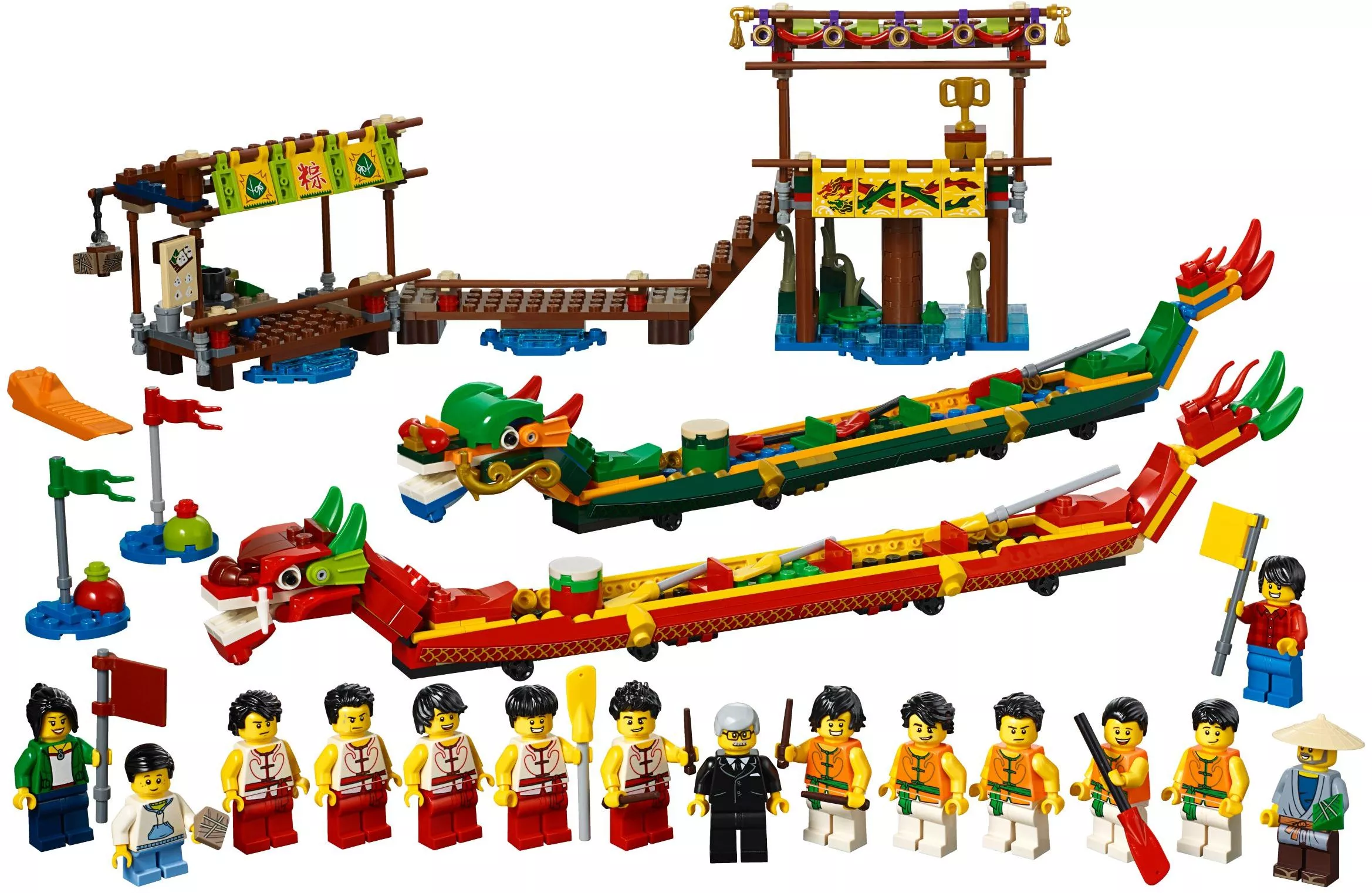 Set LEGO Saisonnier 80103 Dragon Boat Race