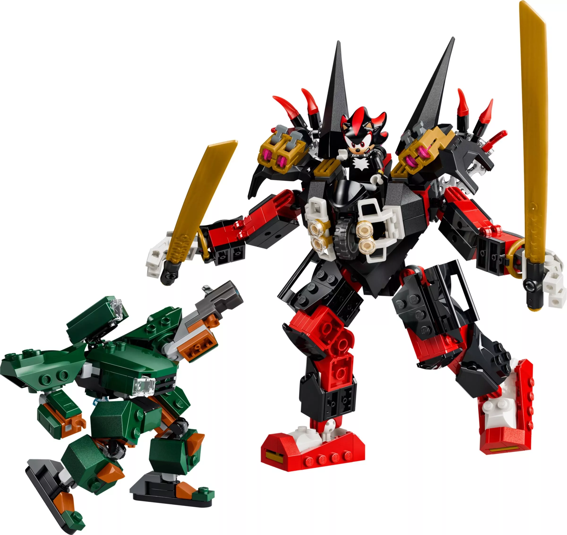 Set LEGO Sonic le hérisson 77120 Le robot de Shadow contre le G. U.N. Trooper