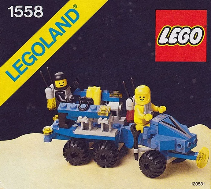 Set LEGO Space 1558 Mobile Command Trailer