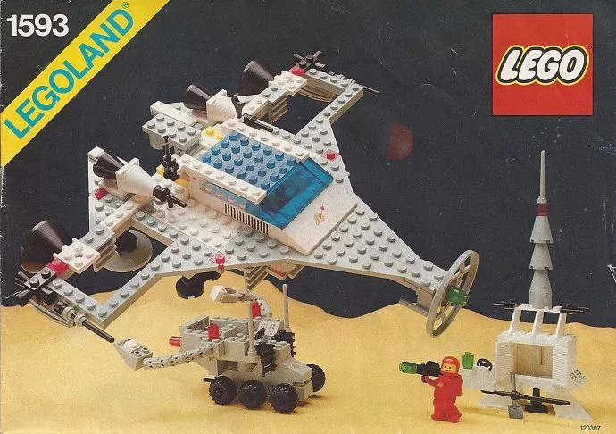 Set LEGO Space 1593 Super Model Building Instructions