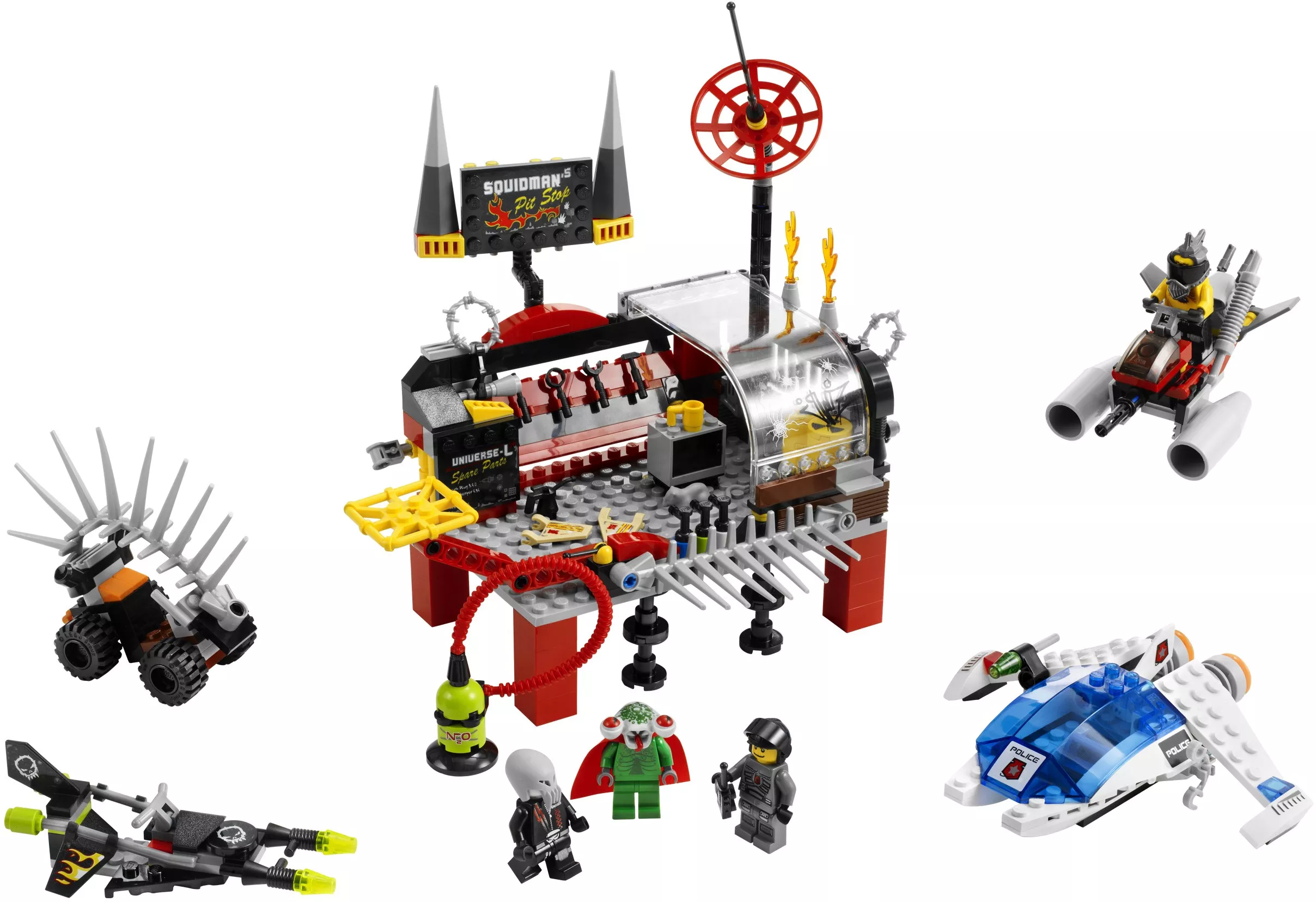 Set LEGO Space 5980 Squidman's Pitstop