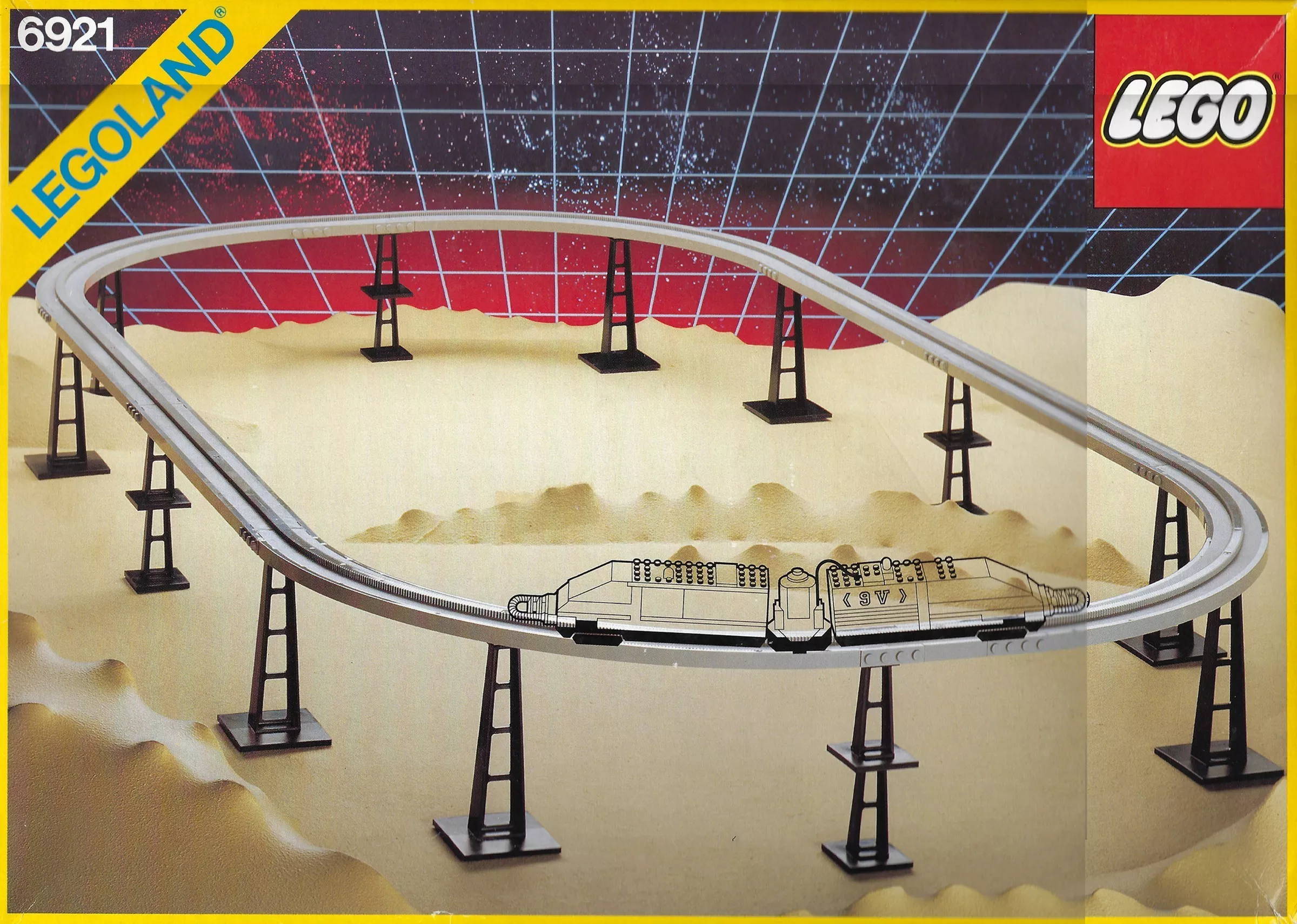 Set LEGO Space 6921 Monorail Accessory Track