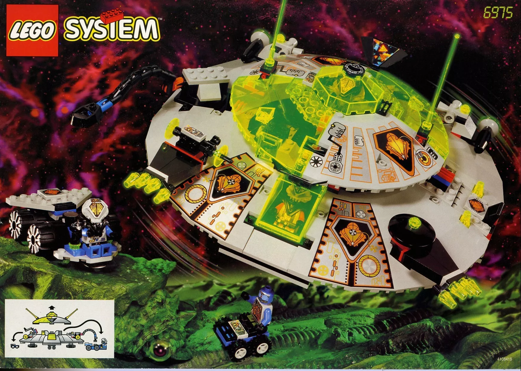 Set LEGO Space 6975 Alien Avenger