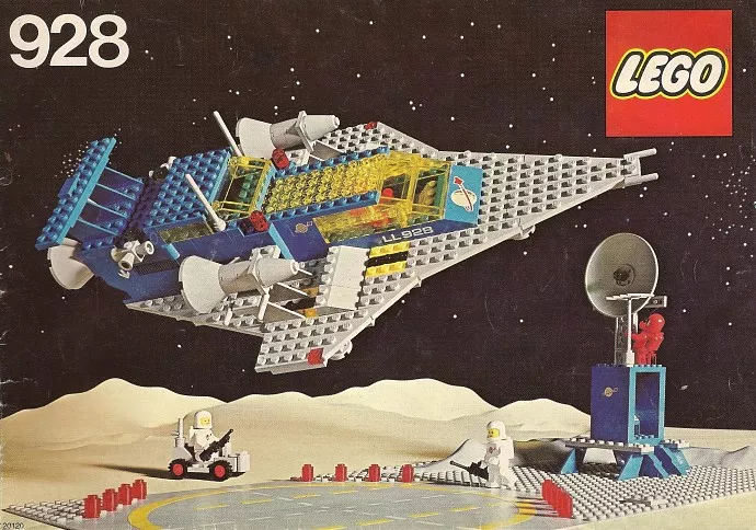 Set LEGO Space 928 Space cruiser and moonbase