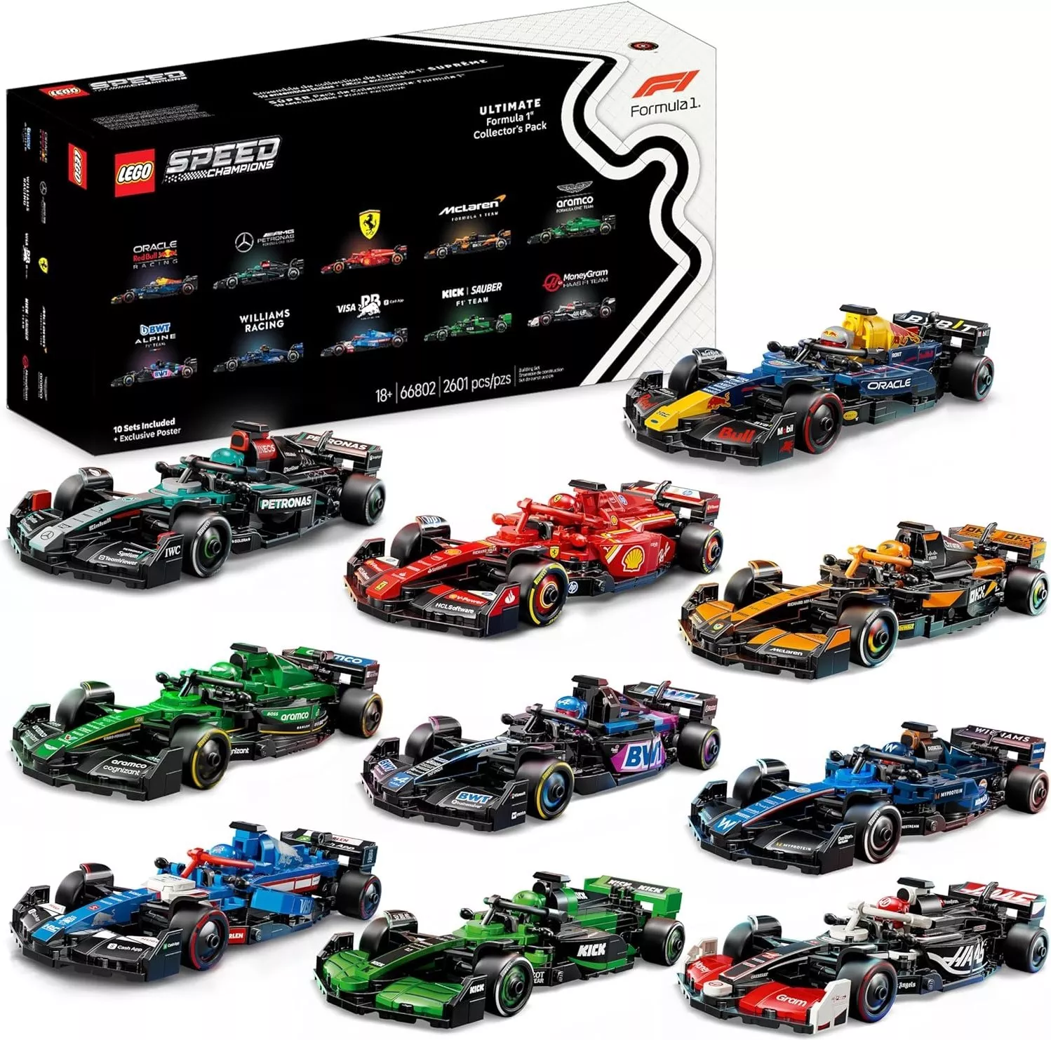 Set LEGO Speed Champions 66802 Ultimate Formula 1 Collector's Pack