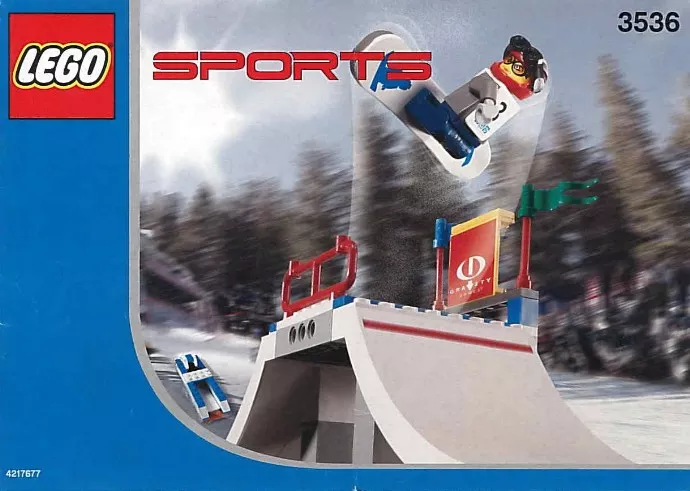 Set LEGO Sports 3536 Snowboard Big Air Comp