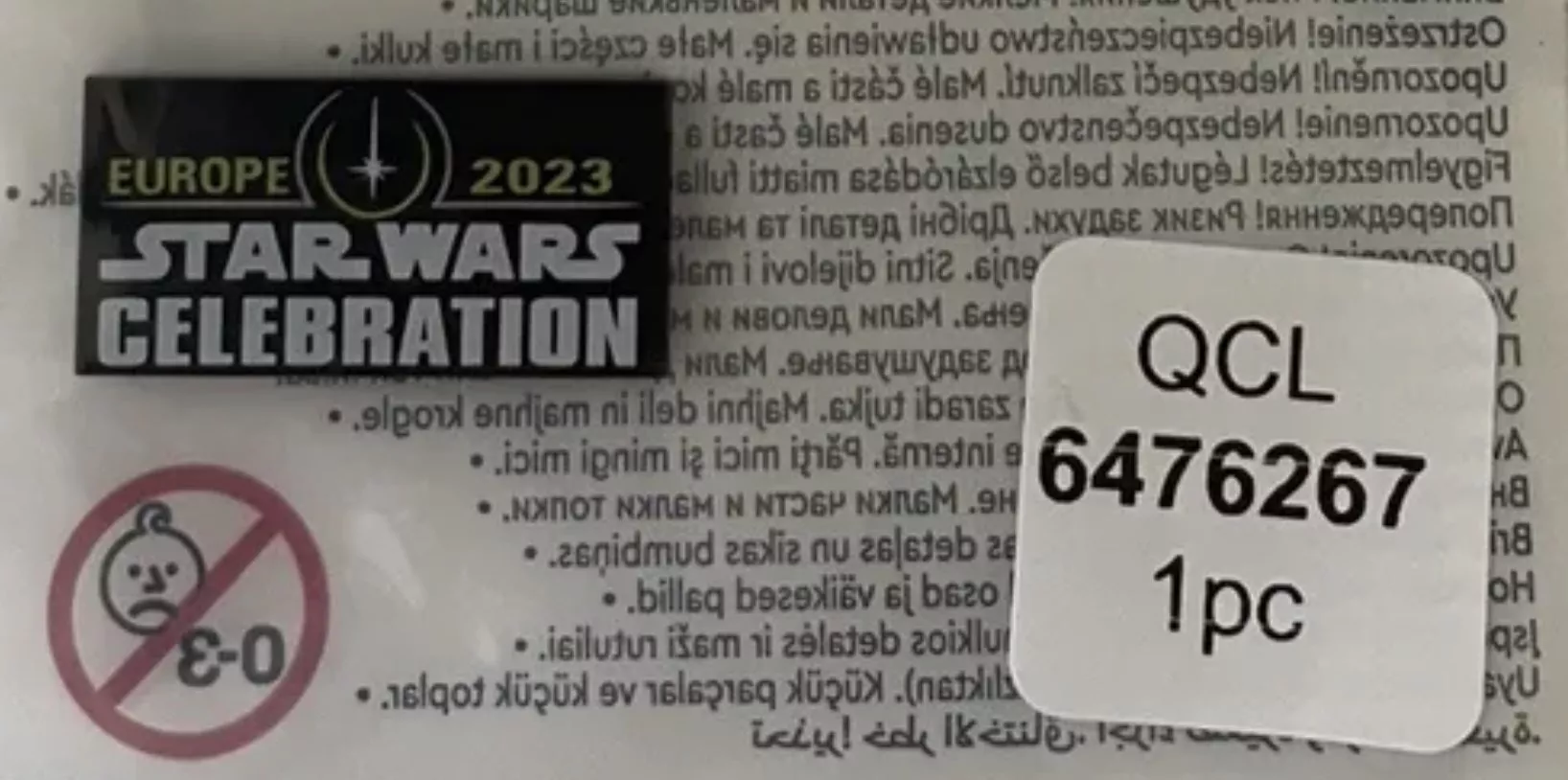 Set LEGO Star Wars 6476267 Star Wars Celebration Europe 2023 Promotional Tile