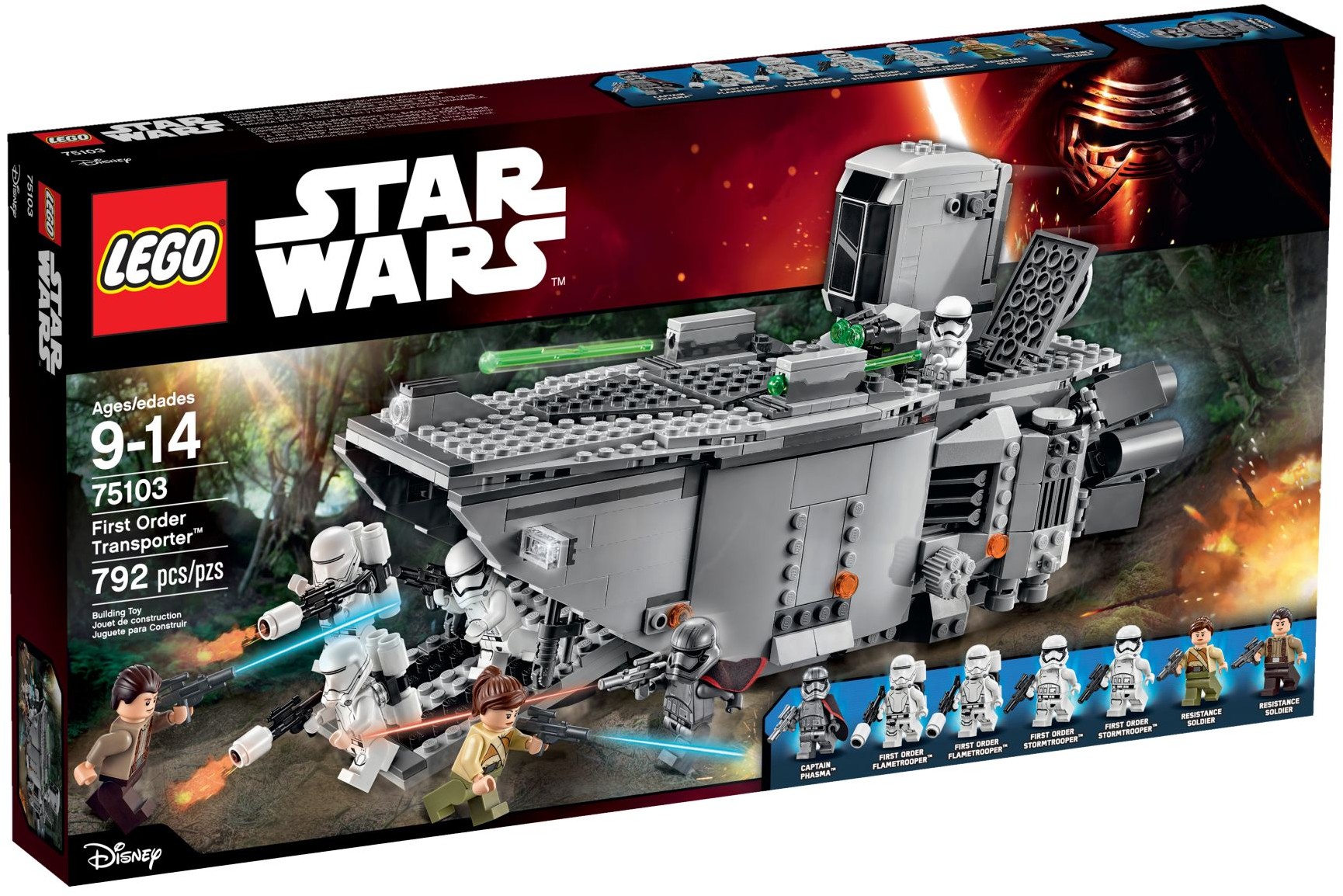 Lego 75103 First Order Transporter - Set Lego Star Wars pas cher