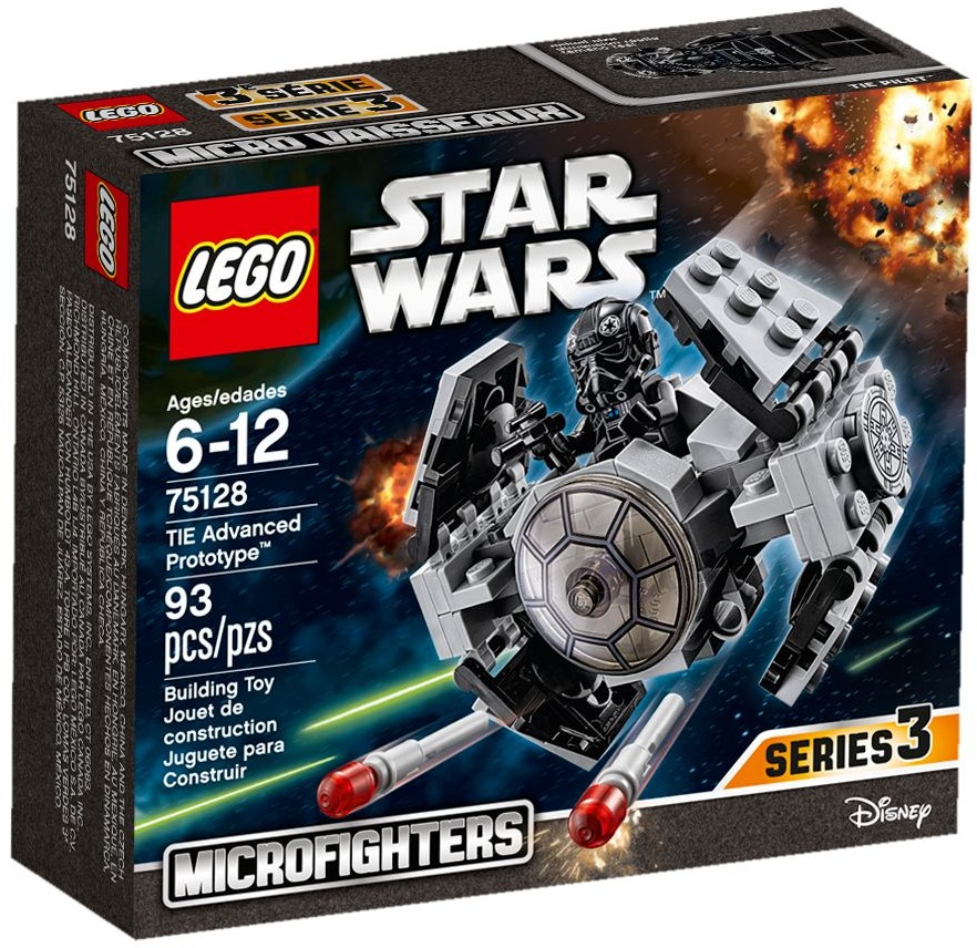 Lego 75128 TIE Advanced Prototype Microfighter - Set Lego Star