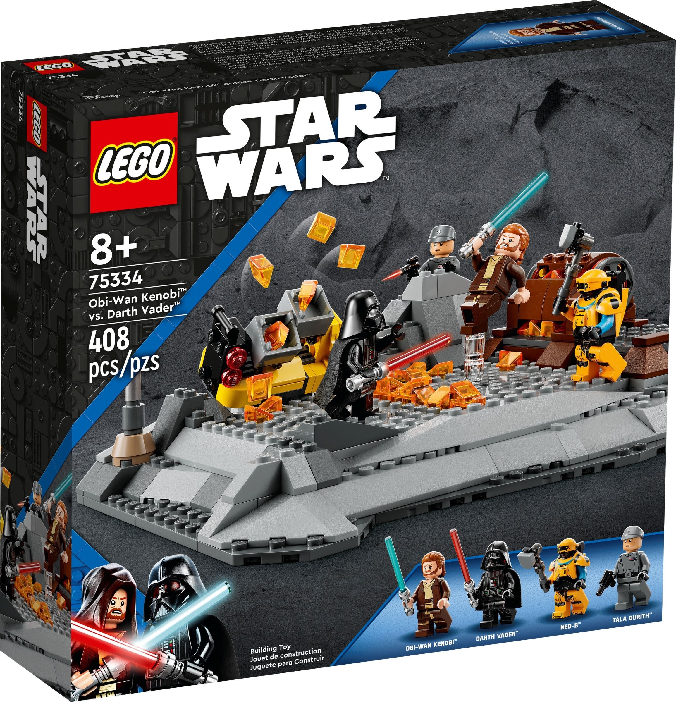 Lego 75334 Obi-Wan Kenobi contre Dark Vador - Set Lego Star Wars