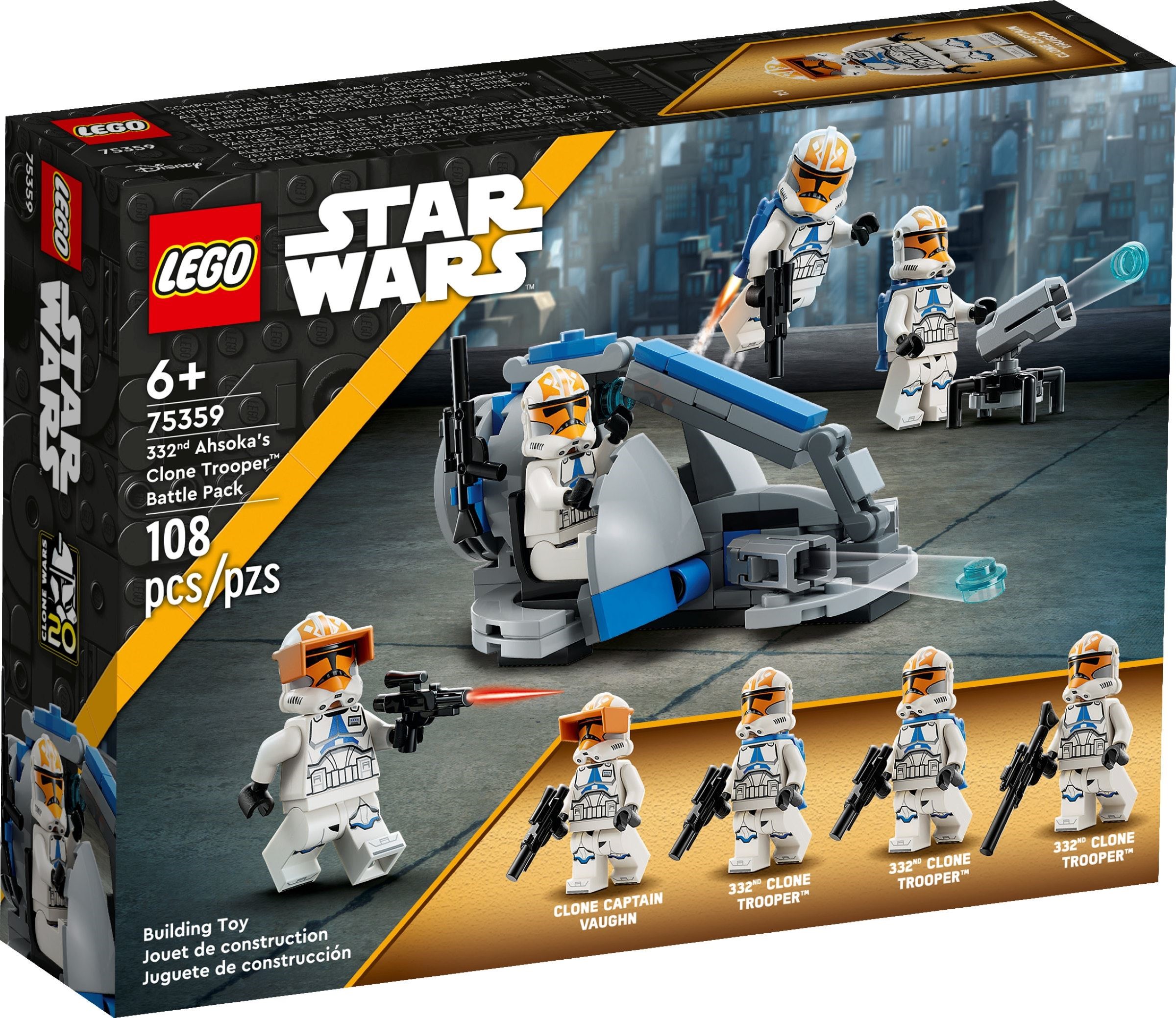 LEGO Star Wars Set 75359 332nd Ahsoka s Clone Trooper Battle Pack best 