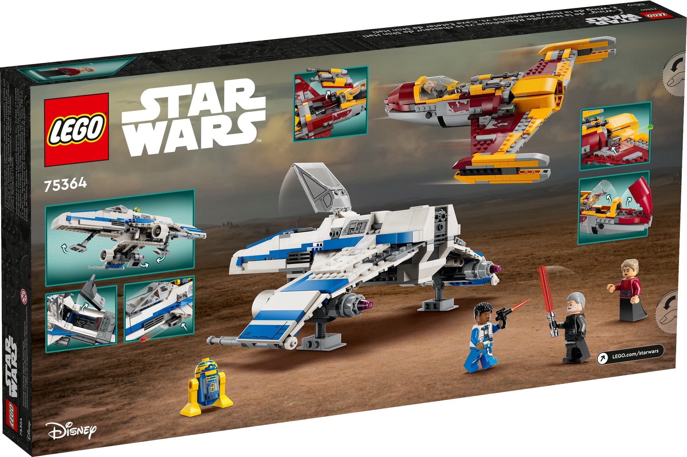Lego 75364 New Republic E-Wing vs. Shin Hati’s Starfighter - Lego Star