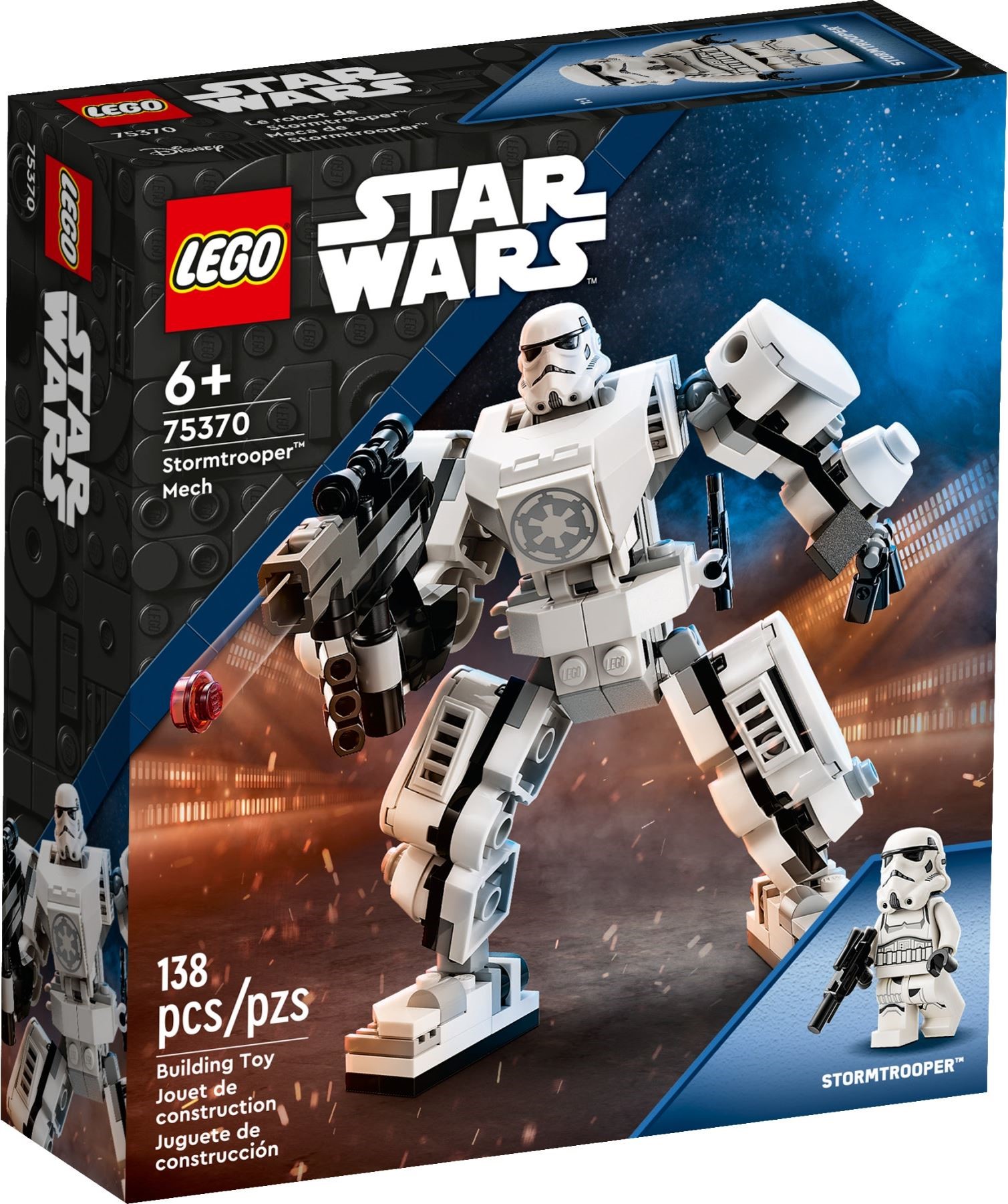 Lego 75370 Le robot Stormtrooper - Set Lego Star Wars pas cher