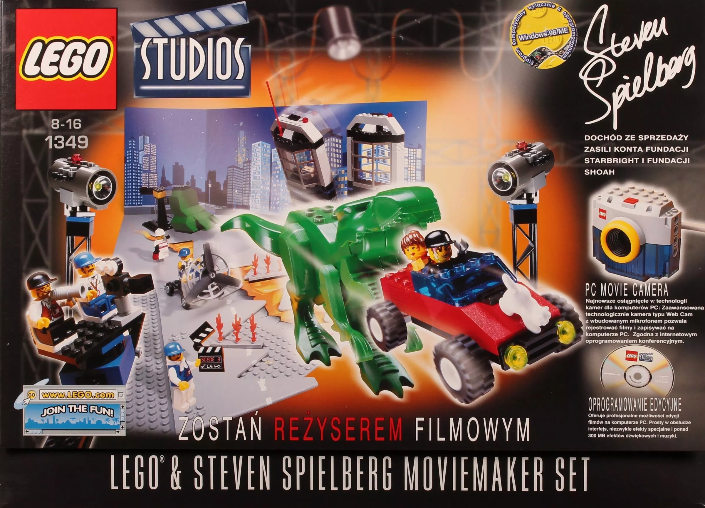 Set LEGO Studios 1349 Steven Spielberg Moviemaker Set