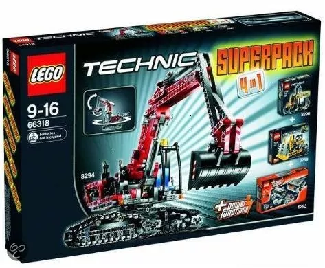 Set LEGO Technic 66318 Super Pack 4 in 1