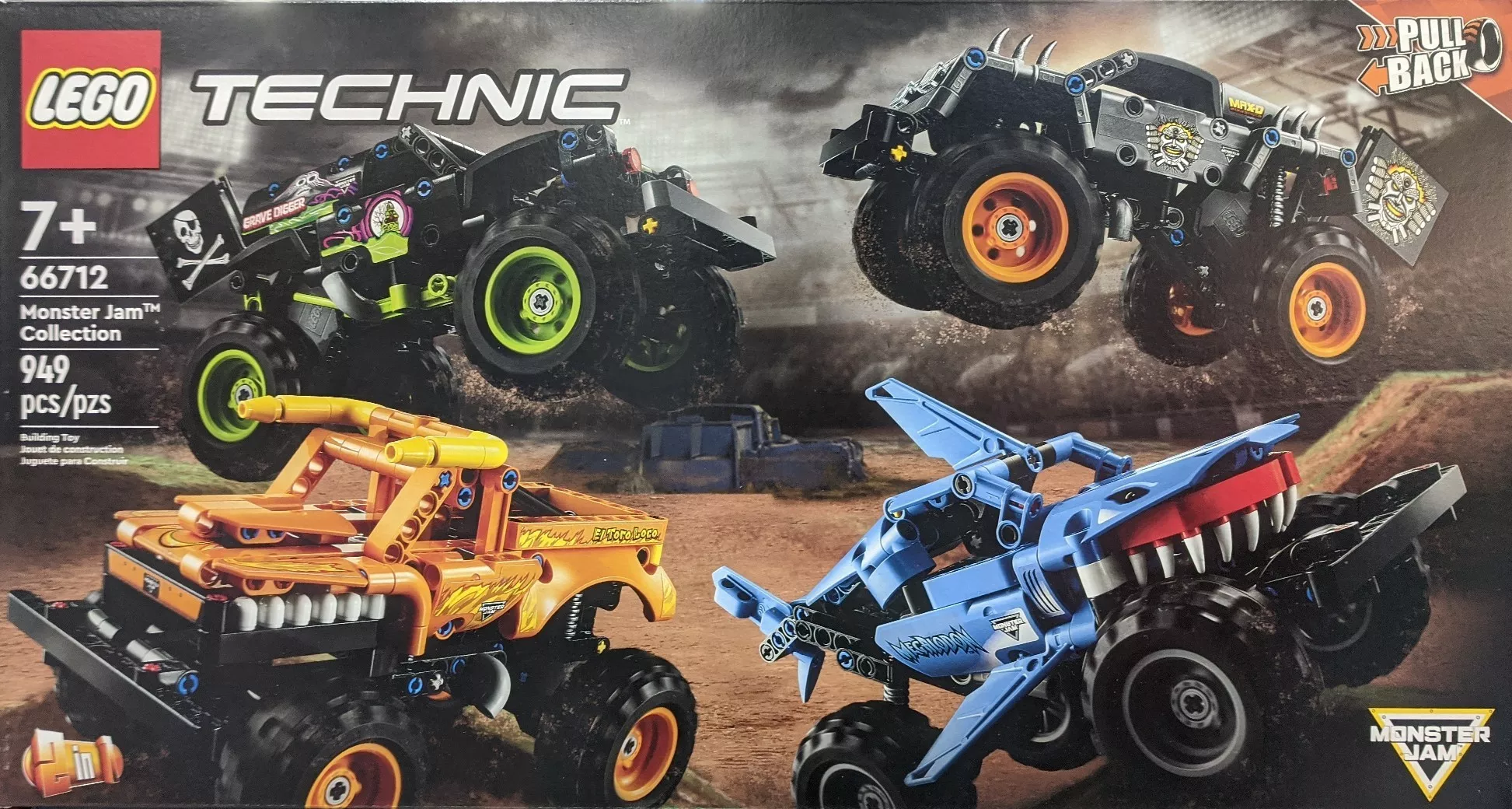 Set LEGO Technic 66712 Monster Jam Collection