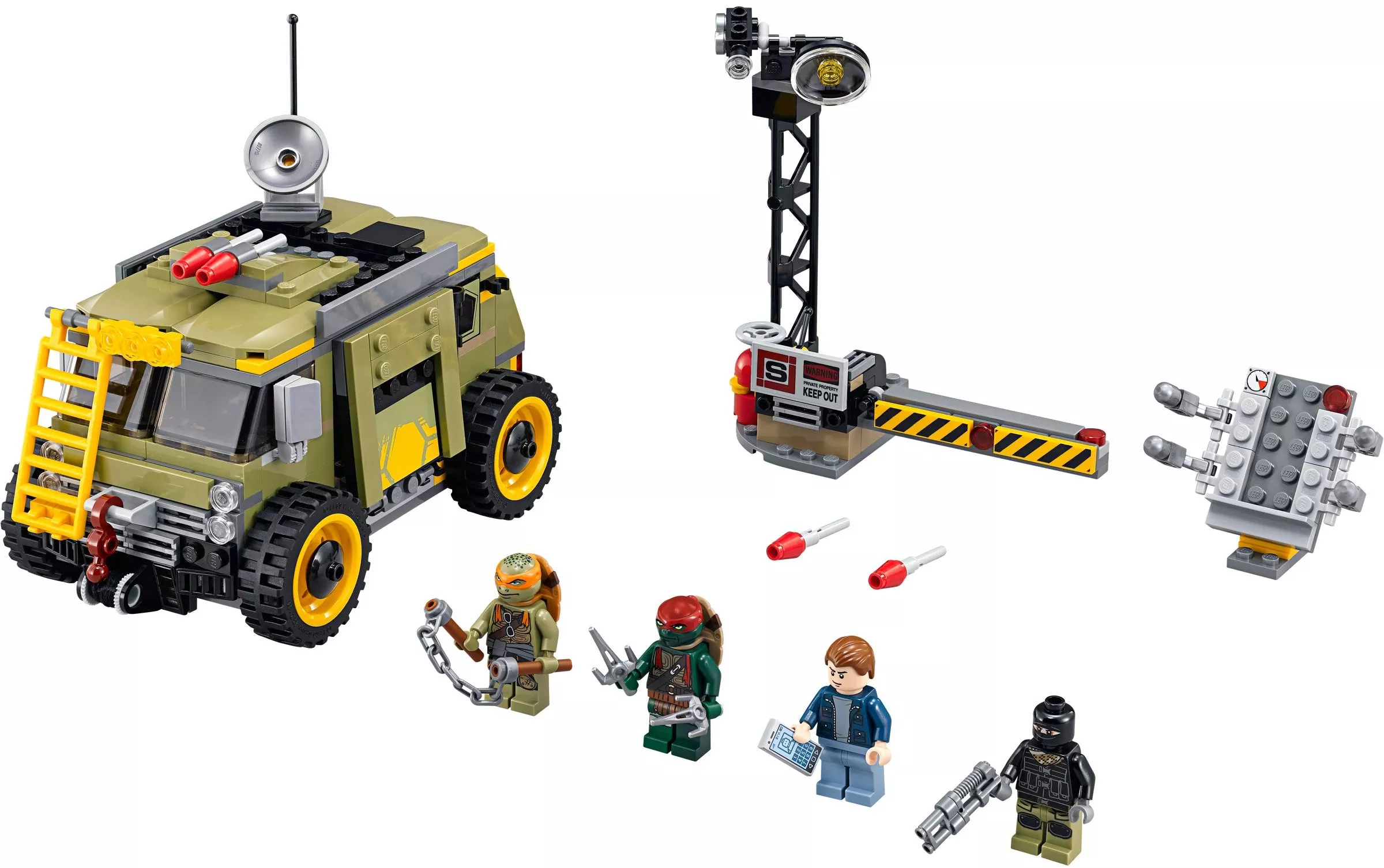 Set LEGO Teenage Mutant Ninja Turtles 79115 Turtle Van Takedown