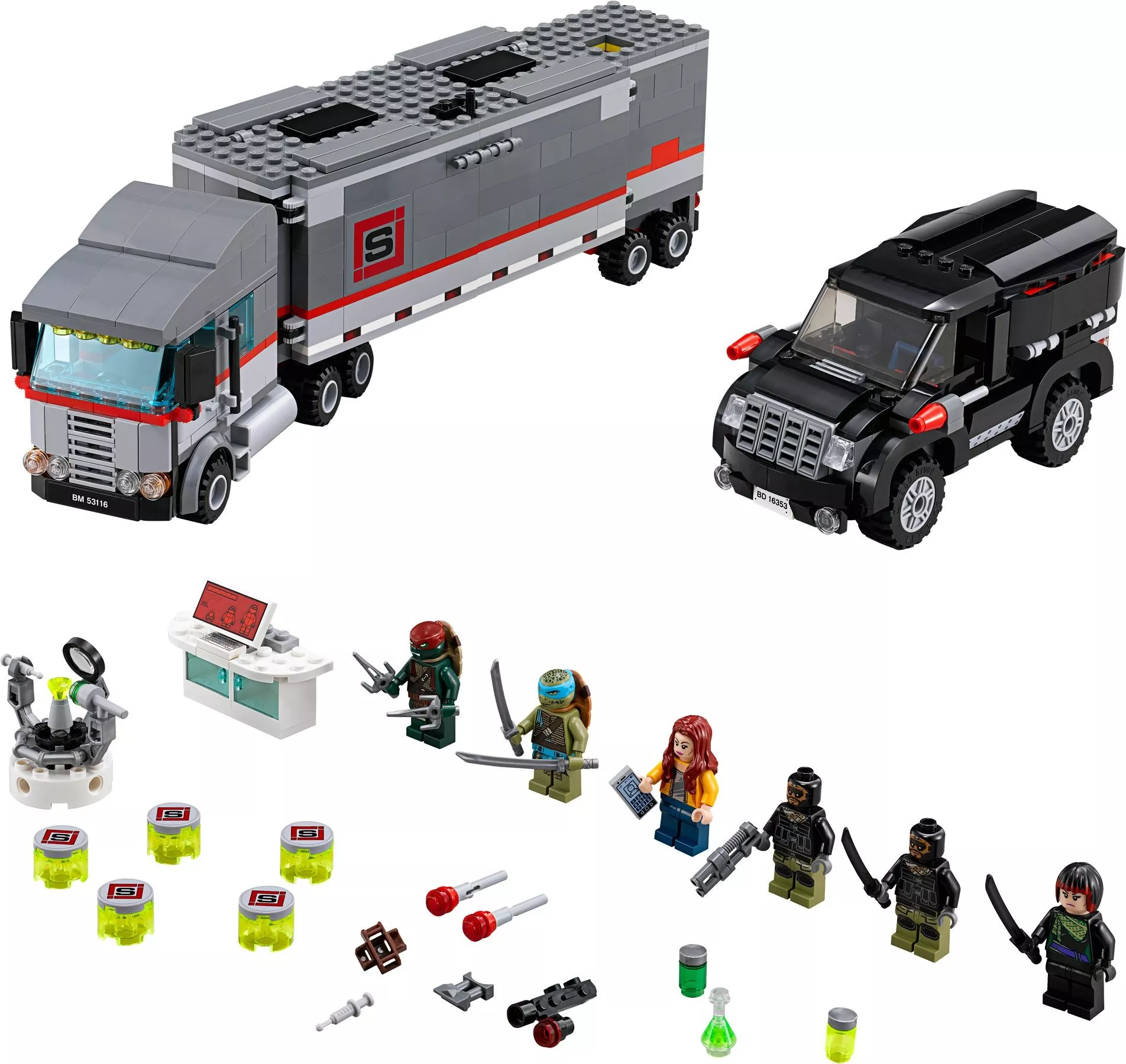 Set LEGO Teenage Mutant Ninja Turtles 79116 Big Rig Snow Getaway