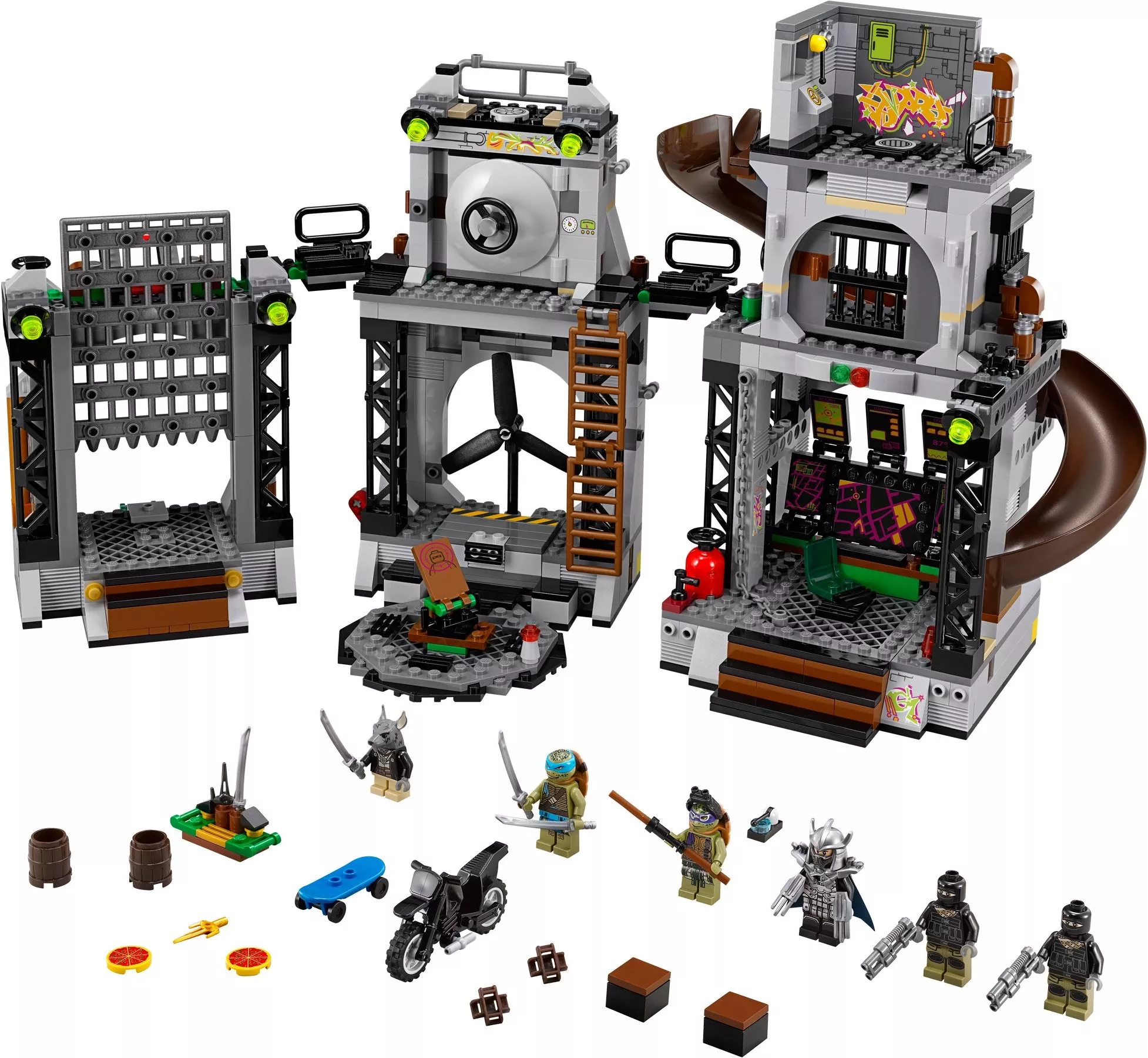 Set LEGO Teenage Mutant Ninja Turtles 79117 Turtle Lair Invasion