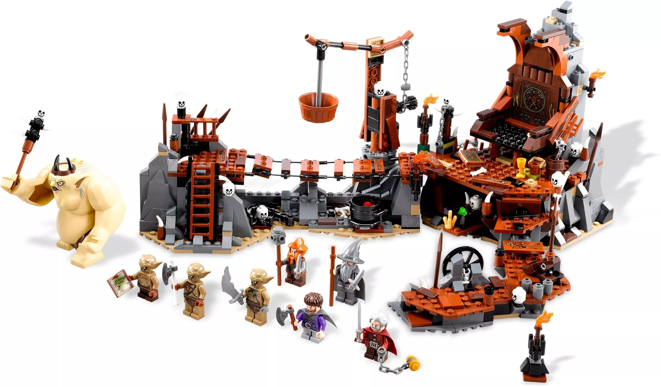 Set LEGO The Hobbit 79010 The Goblin King Battle