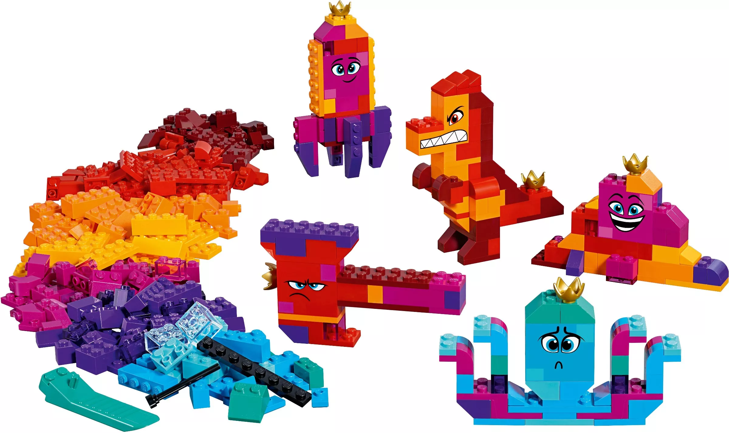 Set LEGO The LEGO Movie 2 70825 Queen Watevra's Build Whatever Box!