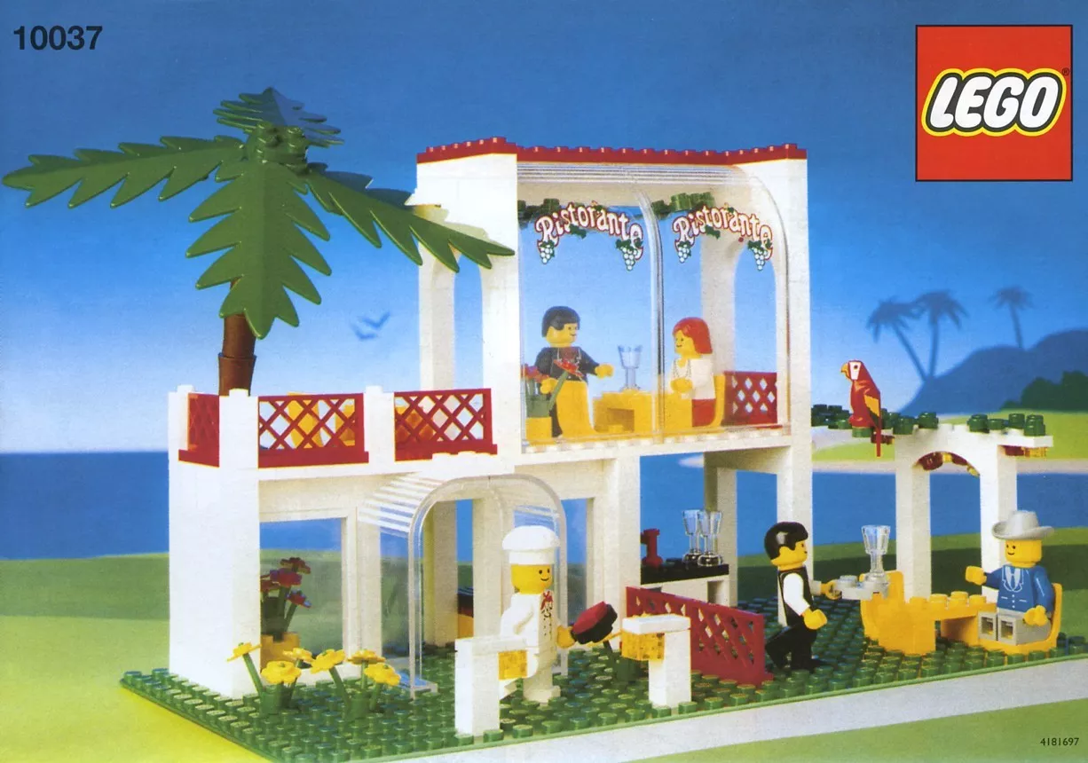 Set LEGO Town 10037 Breezeway Café