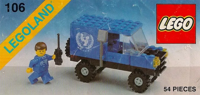 Set LEGO Town 106 UNICEF Van