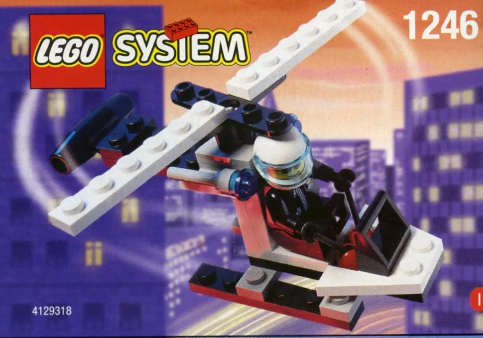 Set LEGO Town 1246 Police Helicopter