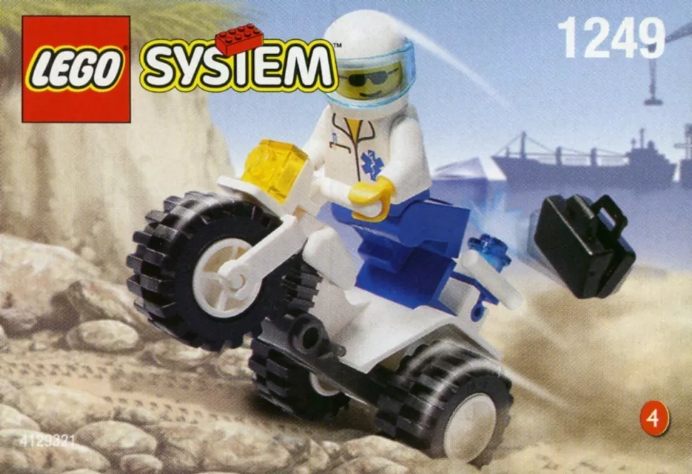 Set LEGO Town 1249 Tri-motorbike