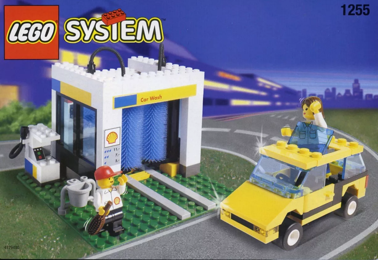 Set LEGO Town 1255 Shell Car Wash