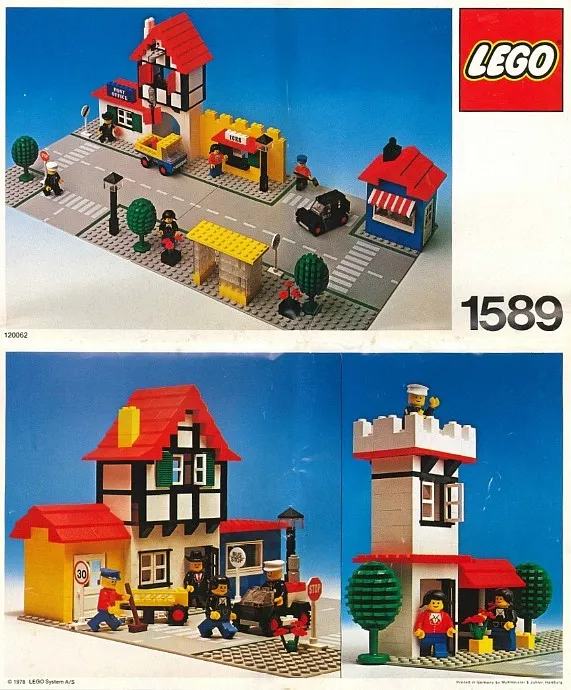 Set LEGO Town 1589 Breakdown Assistance, Touring Club Schweiz Edition