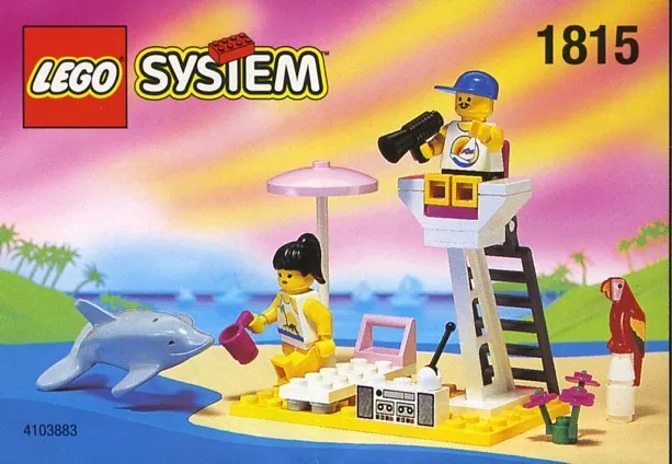 Set LEGO Town 1815 Paradisa Lifeguard