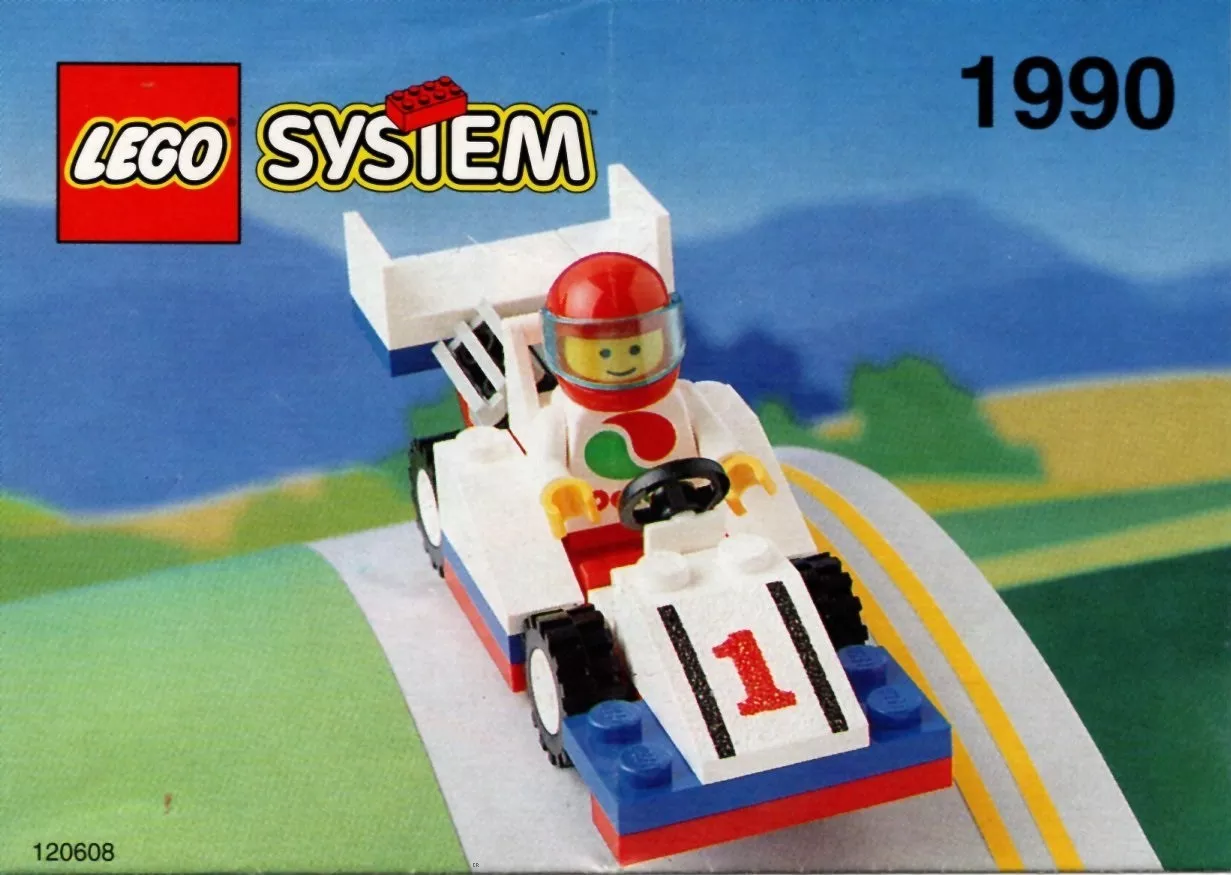 Set LEGO Town 1990 Octan F1 Race Car