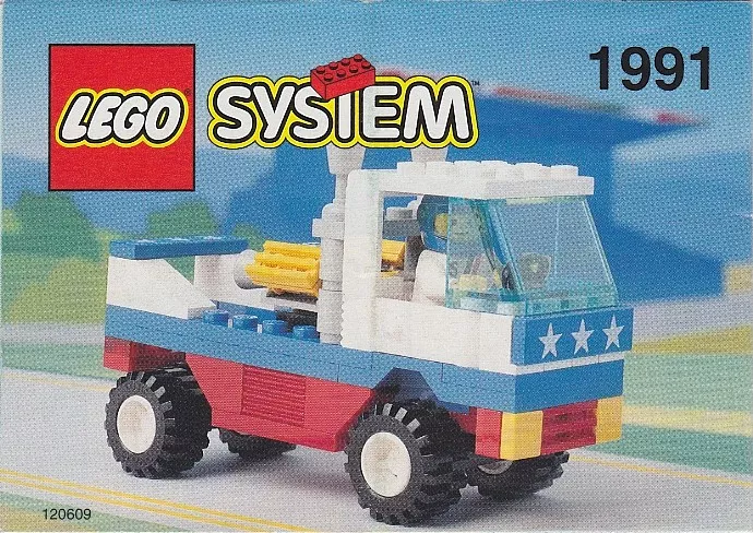 Set LEGO Town 1991 Racing Pick-Up Truck