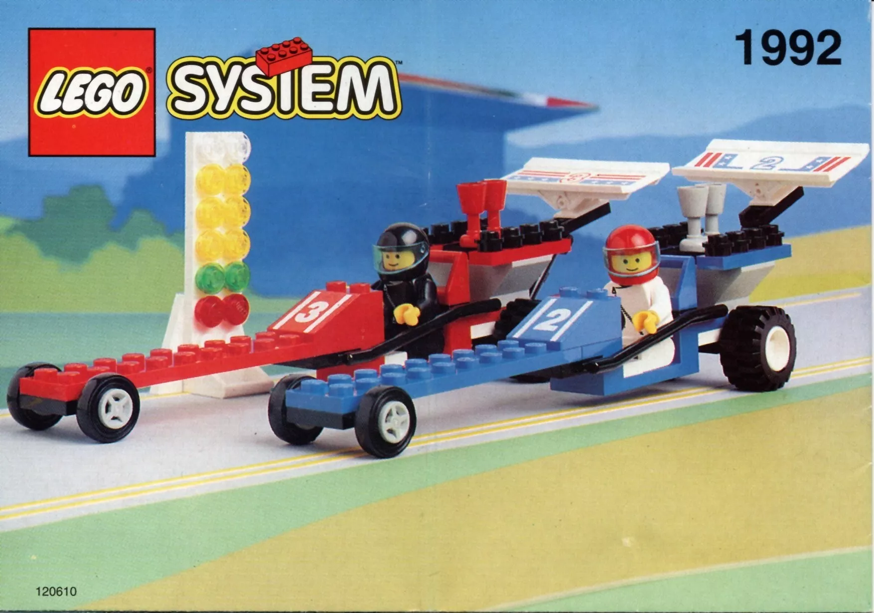 Set LEGO Town 1992 Dragsters