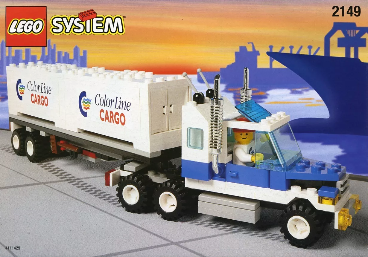 Set LEGO Town 2149 Color Line Container Lorry