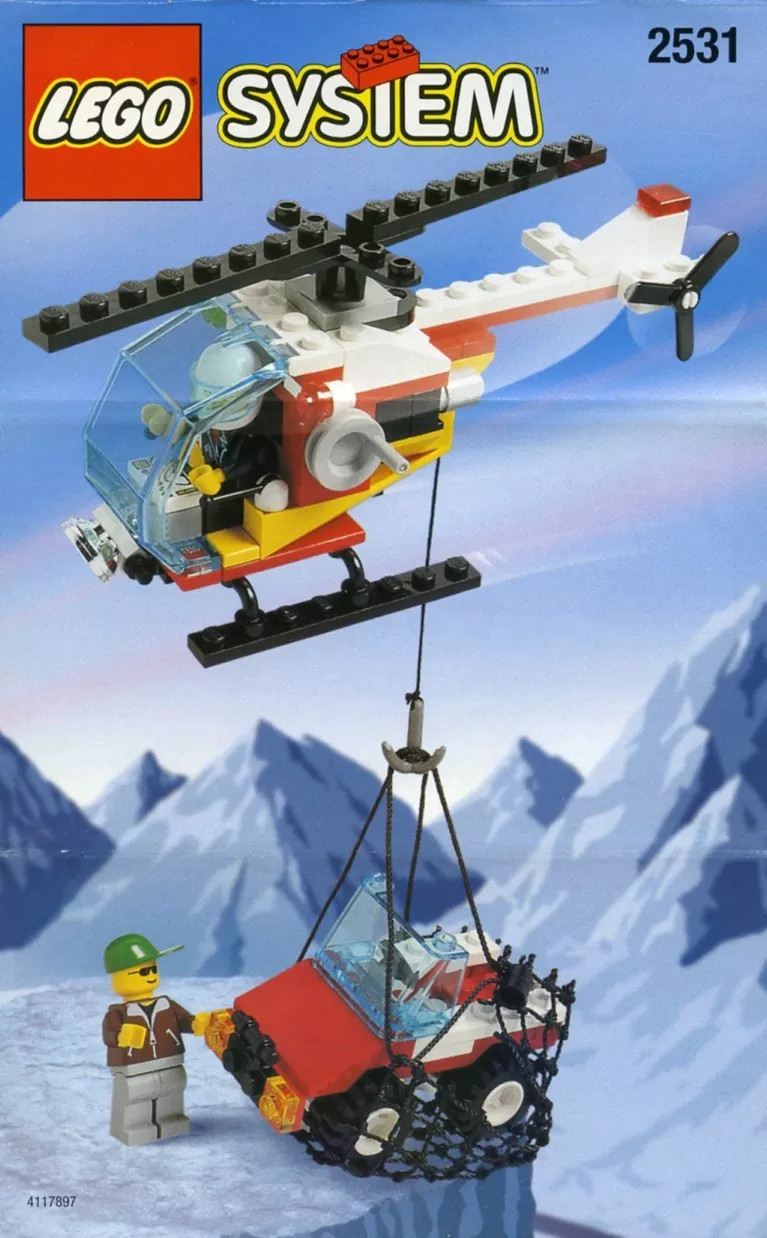 Set LEGO Town 2531 Rescue Chopper