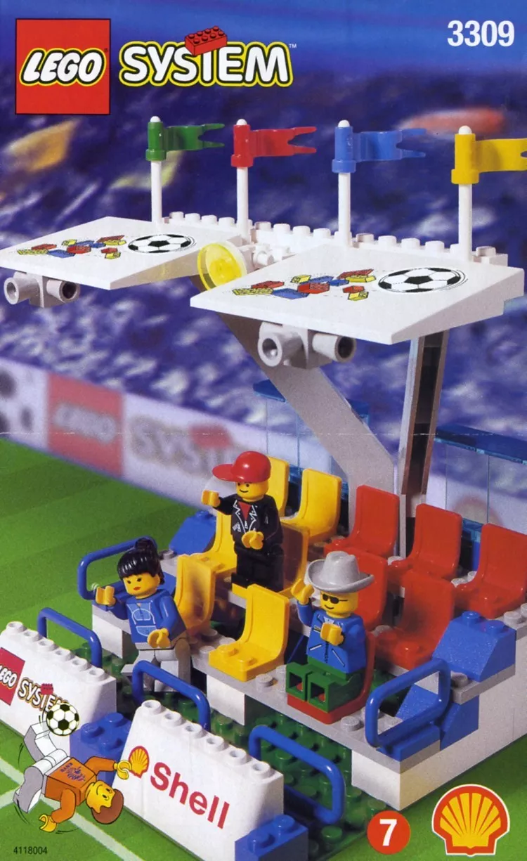Set LEGO Town 3309 Head Stand
