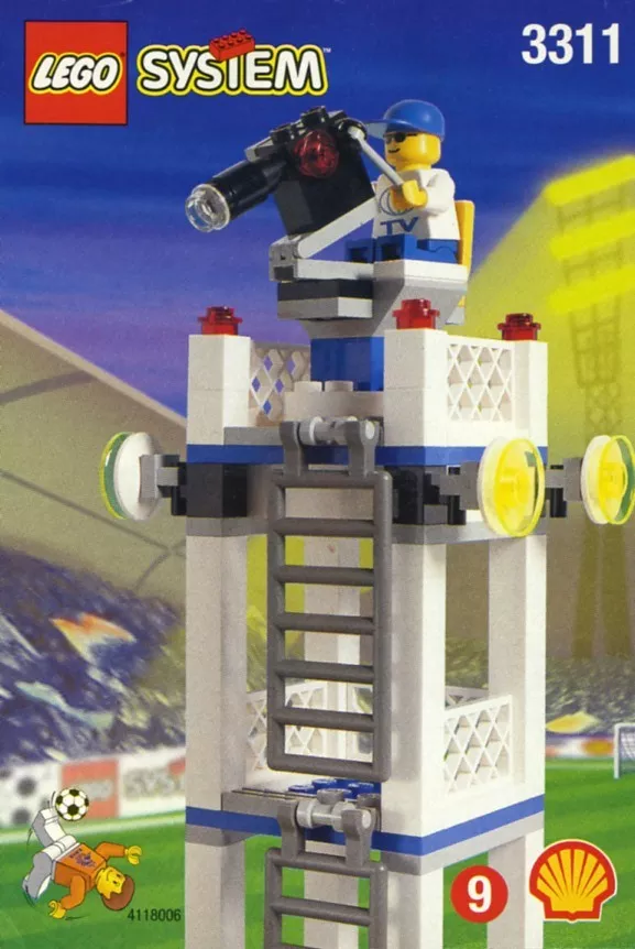 Set LEGO Town 3311 Television Tower