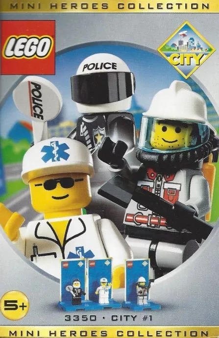 Set LEGO Town 3350 Three Minifig Pack - City #1
