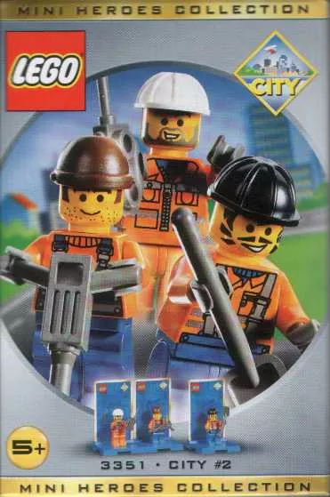 Set LEGO Town 3351 Three Minifig Pack - City #2
