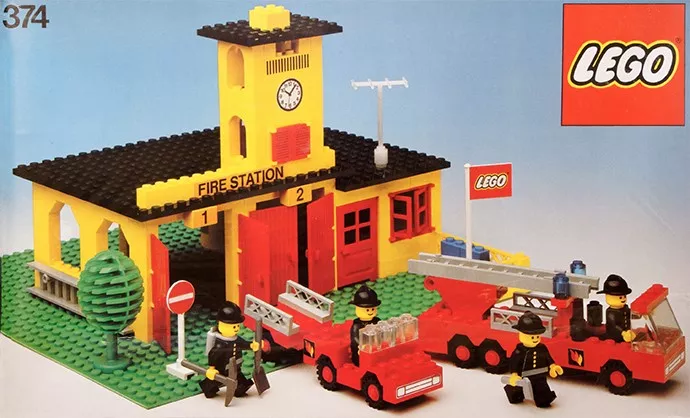 Set LEGO Town 374 Fire Station