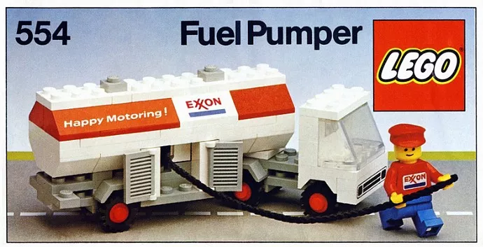 Set LEGO Town 554 Fuel Pumper