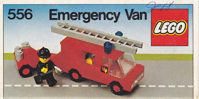 Set LEGO Town 556 Emergency Van